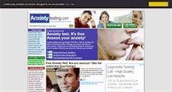 Desktop Screenshot of anxietytesting.com