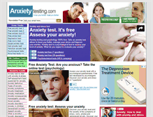 Tablet Screenshot of anxietytesting.com